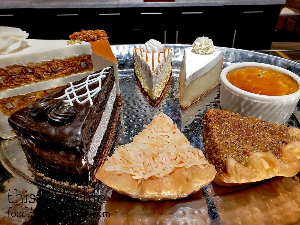 Fake Desserts Tray at Texas de Brazil