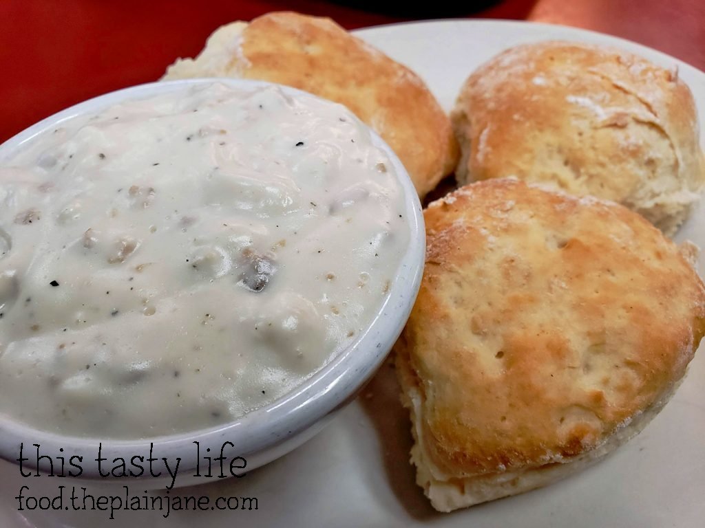 Biscuits and Gravy at Philippe the Original - Los Angeles, CA