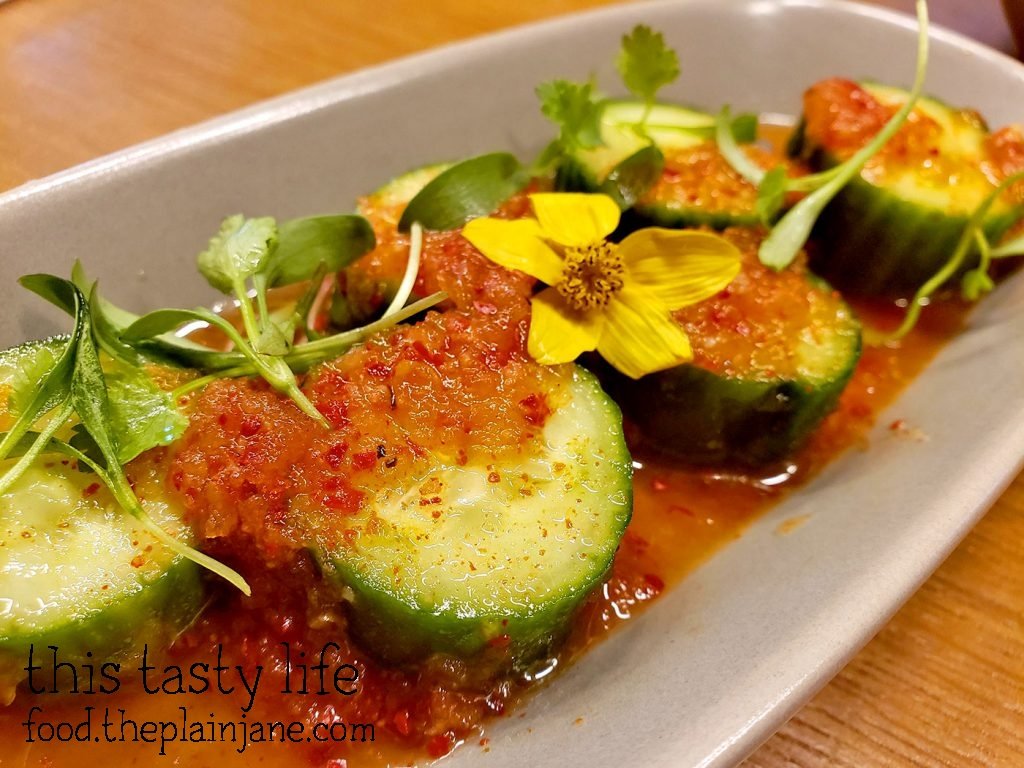 Cucumber Kimchi at Bibigo Kitchen