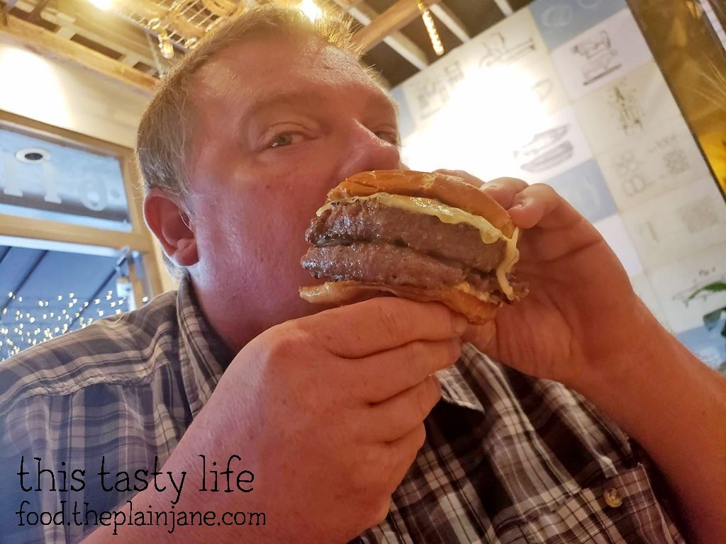 Jake with the big burger
