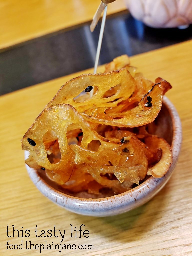 Honey Sesame Lotus Root Chips