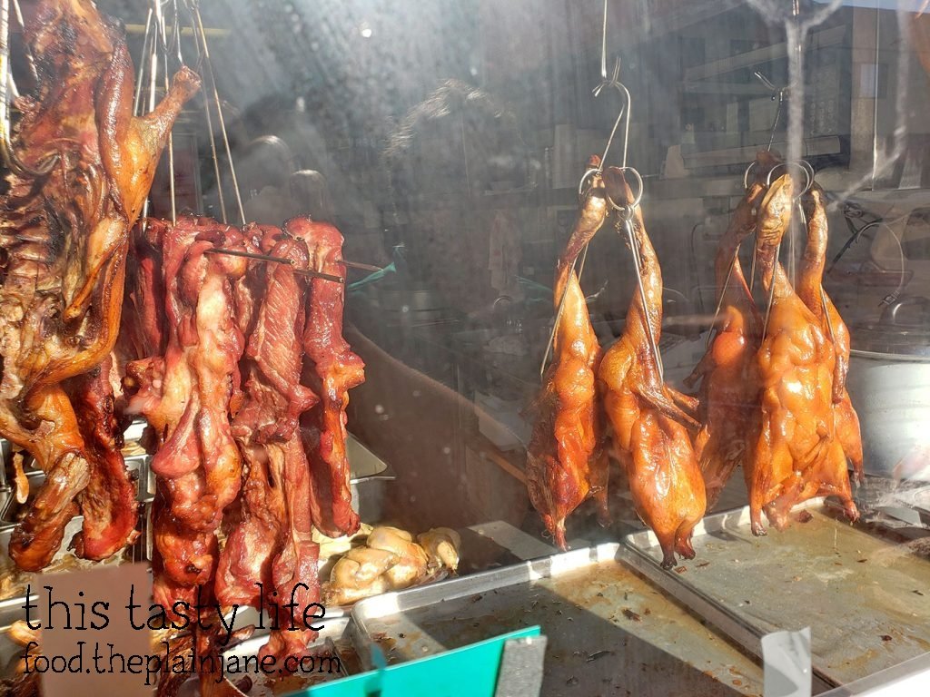 Meats in the window in Chinatown