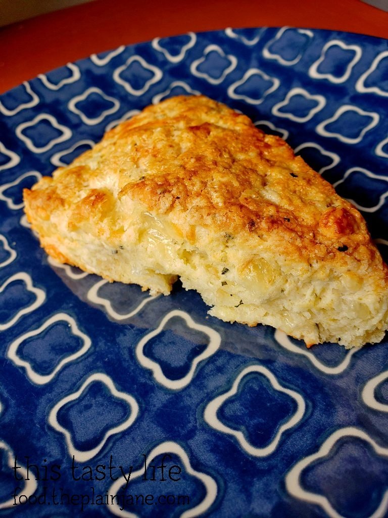Savory Scones with Cheese, Garlic, and Herbs