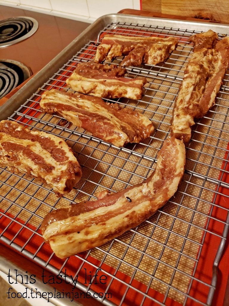 Korean Style Pork Belly - Oven Prep