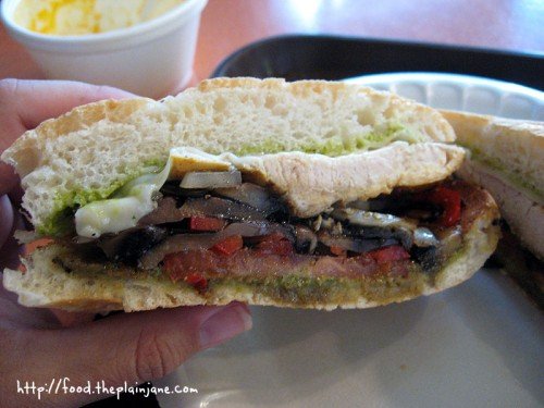 Portobello Chicken Sandwich / Chez Nous - San Diego, CA