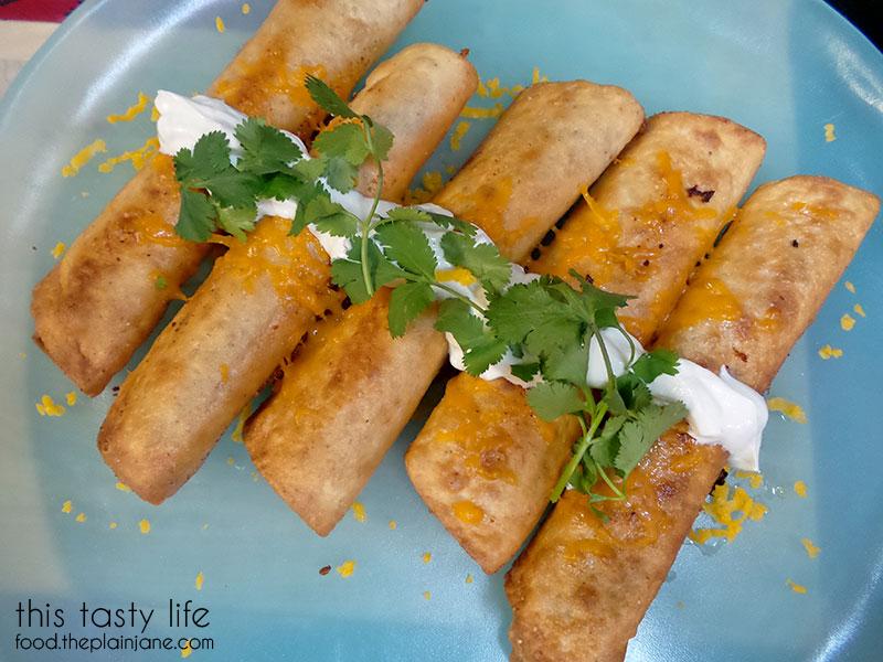 homemade burritos and snacks for new year’s eve